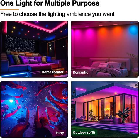 ChangM Recessed Lighting 4 Inch RGBCW Color Changing 12W India | Ubuy