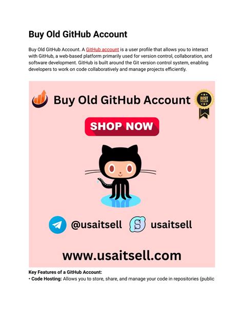 PPT - Buy Old GitHub Accounts – Verified, Secure, and Ready to Use ...