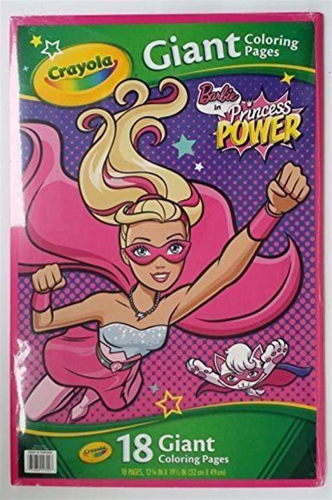 CRAYOLA Barbie in Princess Power Giant Coloring Book - Barbie in ...
