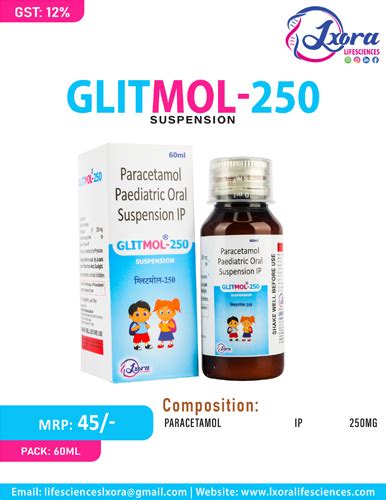 GLITMOL-250 Suspension Chemross Lifesciences Pvt. Ltd.