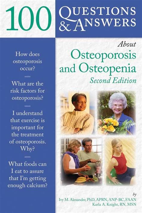 Buy 100 Questions & Answers About Osteoporosis And Osteopenia (100 ...