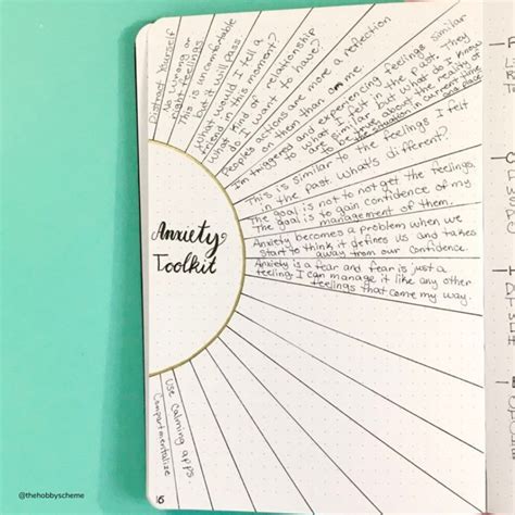 10+ Amazing Bullet Journal Spreads for Mental Health - The Hobby Scheme