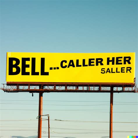 Better call Saul billboard advertisement : r/dalle2