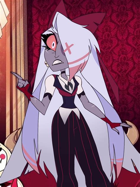 Vaggie redesign hazbin hotel 🎀 en 2025 | Dibujos bonitos, Diseño de ...