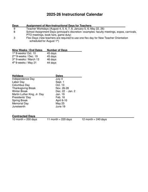 Charlotte County va Public Schools Calendar 25-26 Revised [PDF] - EduCounty
