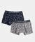 Buy Super Combed Cotton Elastane Stretch Printed Trunk with Front Open ...