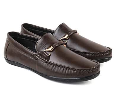 Buy BRATVA R-5 Brown Loafers for Men at Amazon.in