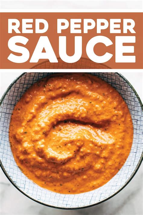 Flavorful Roasted Red Pepper Sauce