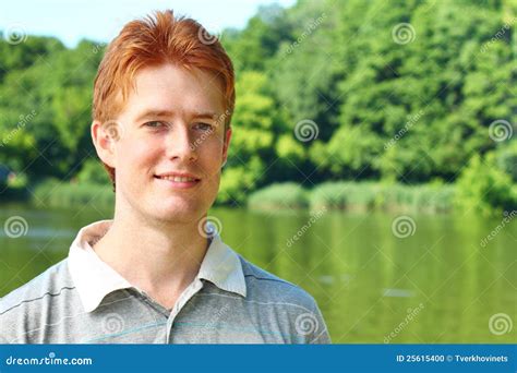 Portrait of a Red Haired Man Stock Photo - Image of male, beautiful ...