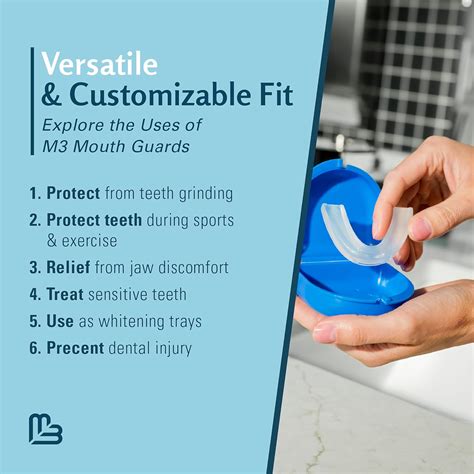 M3Naturals Mouth Guard for Grinding & Clenching Teeth BPA Free India | Ubuy