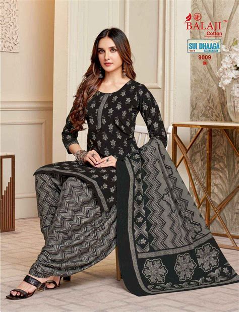 Balaji Cotton Sui Dhaaga Vol 9 Pure Cotton Printed Patiyala Salwar Suits