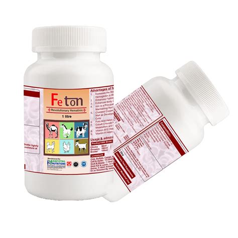 Buy Anfotal Nutritions Feton Iron Tonic for Cow, Buffalo, Camel, Horse ...