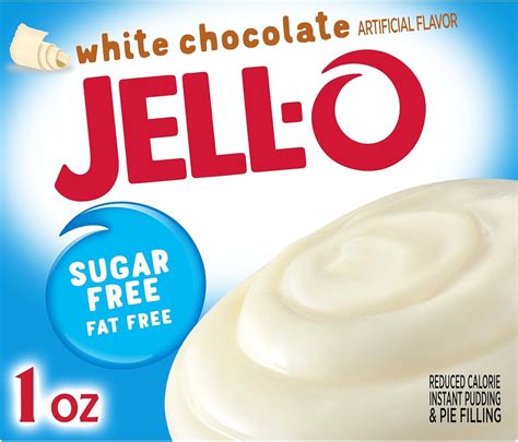 Jello Sugar Free White Chocolate Pudding Mix 28g : Amazon.co.uk: Grocery