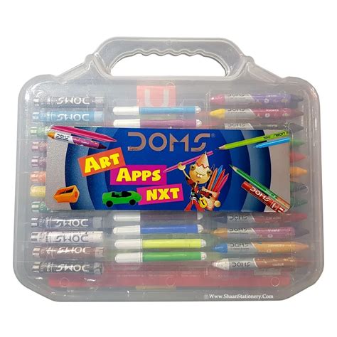 Doms Art Apps Kit Brief Case Pack of 9