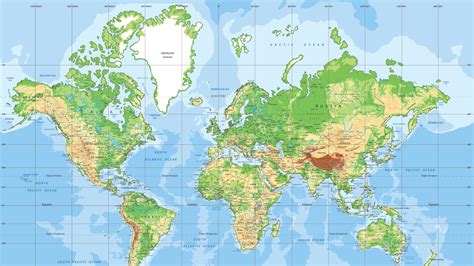 Peters World Map 的图像结果