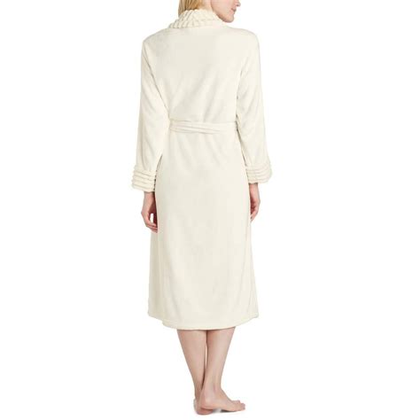 Carole Hochman Women's Plush Robe in Ivory, Small | Costco UK