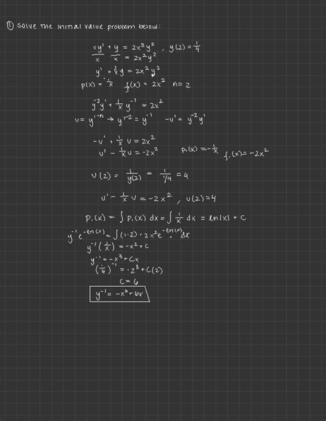 Quiz 3 diff eq 2 - Practice quiz questions - ####### ① solve the ...