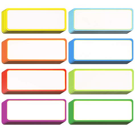 Buy 40 Pieces Magnetic Dry Erase Labels Name Plate Tags Flexible ...