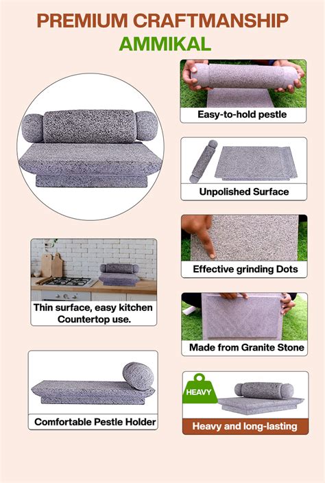 Buy Handmade Silbatta | Ammikal Online for your home & kitchen