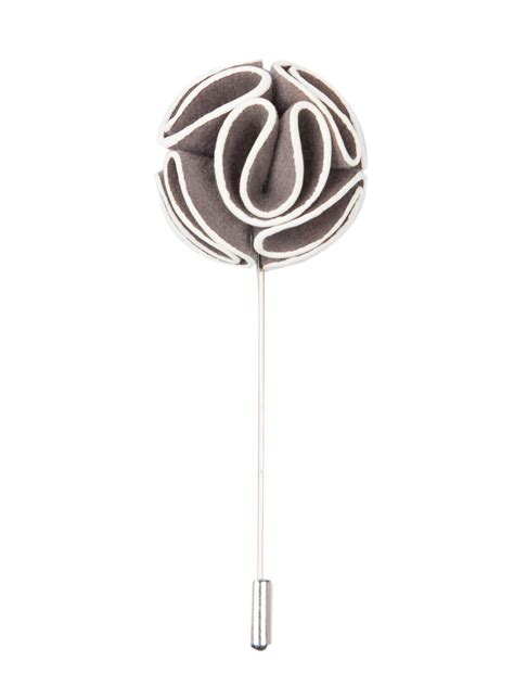 Silver Gem Lapel Pin