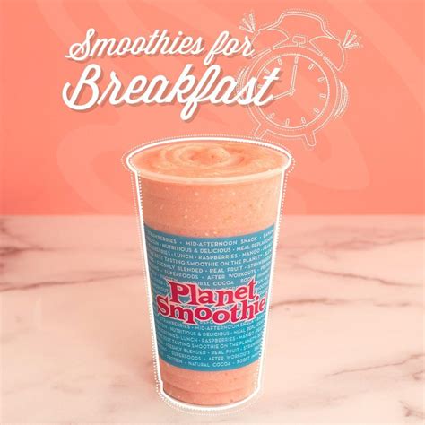 Planet Smoothie menu in Summerville, South Carolina, USA