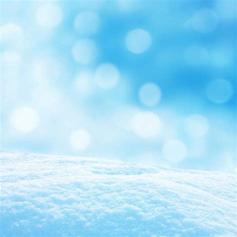 蓝色唯美手绘冬天冬季寒冷下雪雪花雪地展板背景PSD免费下载 - 图星人