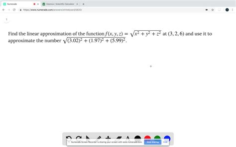 Linear Approximation for Function for Two Variables 的图像结果