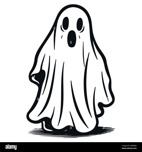 Halloween Pictures Black And White Ghost