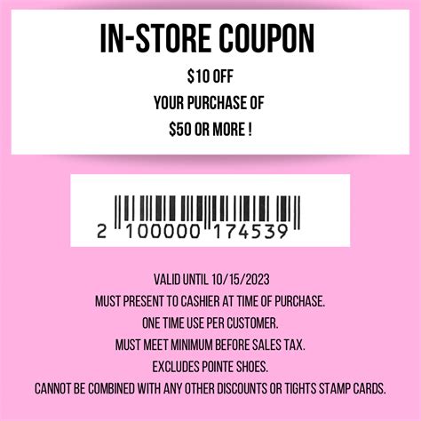 COUPONS - Jazz Rags Dancewear