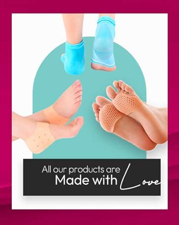 PINBOLL Silicone Heel Pad - Heel Pad For Heel Pain, Washable Silicon ...