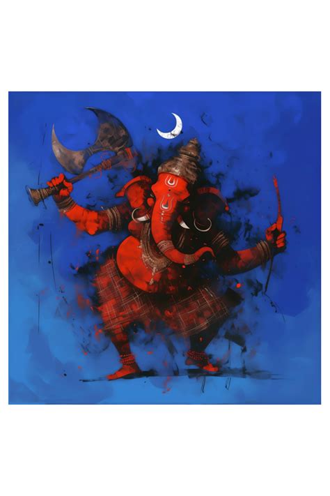 Ganesh Ji Frame Photo | Ganesh Painting with Frame | Ganpati Photo Fra ...