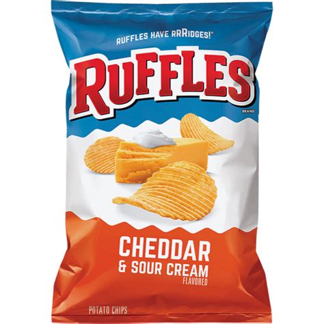 Ruffles Cheddar & Sour Cream Potato Chips - 6.5oz (184g) | Poppin Candy