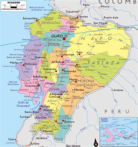 Map Of Ecuador
