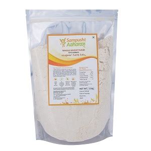 SAMPUSHT AAHARAM Whole wheat flour- M P Sharbati (Cold Ground)-only ...