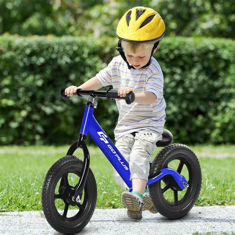 Goplus 12'' Balance Bike Classic Kids No-Pedal Learn To Ride Pre Bike w ...