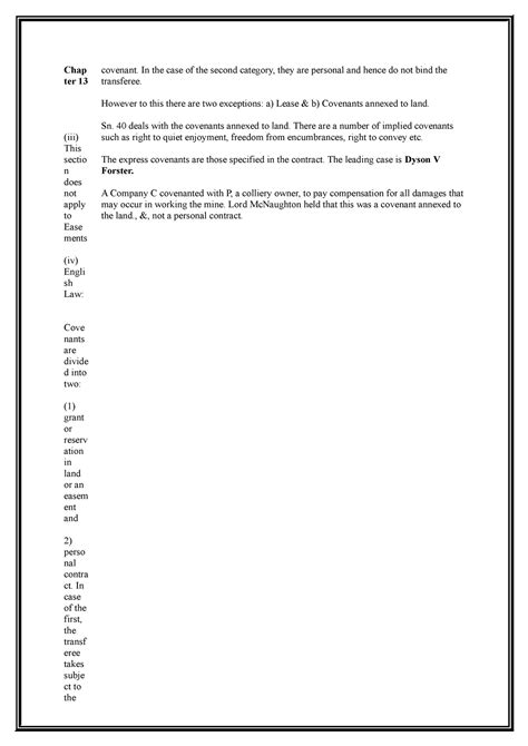 TPA 1 - Best document for Property Law - Chap ter 13 (iii) This sectio ...