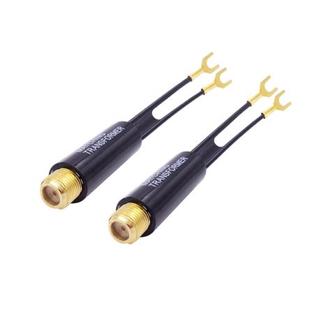 Fancasee (2 Pack Gold Plated) 75 Ohm to 300 Ohm UHF/VHF / FM Matching ...