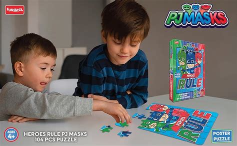 Buy Funskool-PJ Masks - Heroes Rule 104 PCS Puzzle,Educational,104 ...