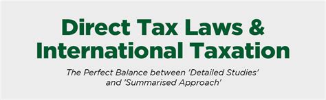 Buy Taxmann's Direct Tax Laws & International Taxation (Set of 2 Vols ...