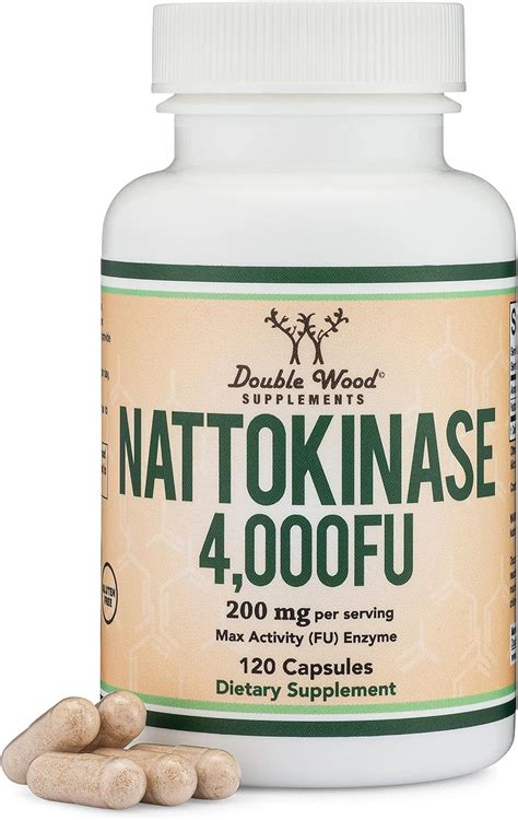 Athinika Nutrition Nattokinase Supplement 4,000 FU Servings, 120 ...