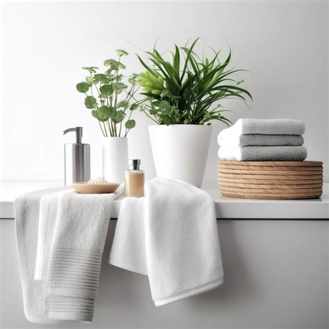 St. Regis bath towels Background Minimalist Minimalist Background