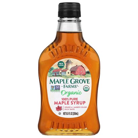 Maple Grove Farms Organic Maple Syrup, 8.5 fl oz - Walmart Business ...