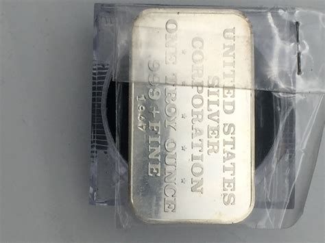 1 Troy Ounce .999 Fine Silver United States Silver Corporation The ...