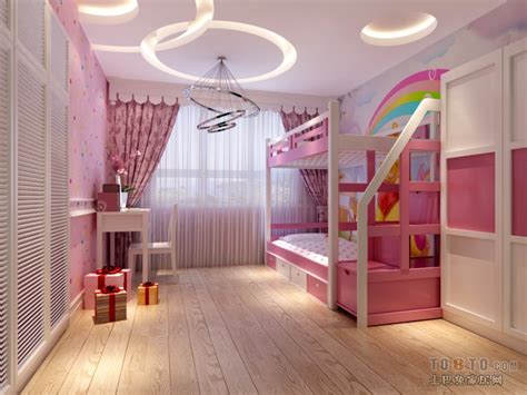几十个现代女孩房间装修设计(4)