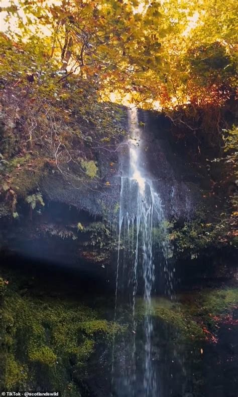 The 'magical' waterfall that looks beautiful in autumn - and it's in the UK