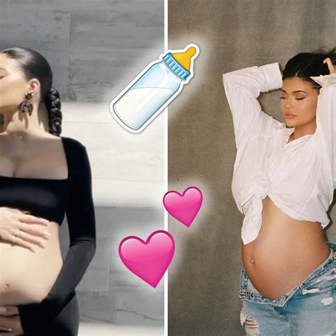 Kylie Jenner Pregnant Pictures See The 20yearold With A
