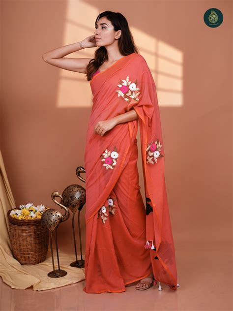 Mul Cotton Sarees – EthnicElement