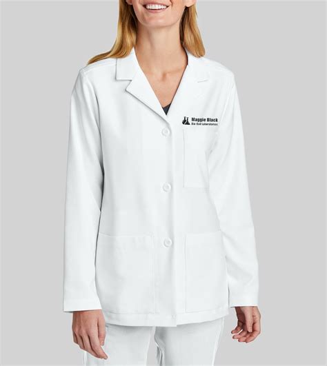 Custom Embroidered Lab Coat, Personalized Name Lab Coat, Embroidered ...