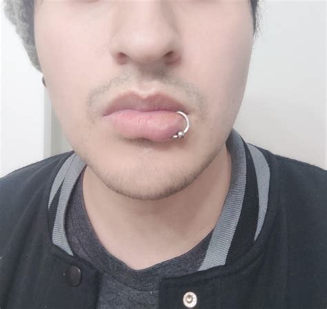 Guy Lip Piercing Which Side