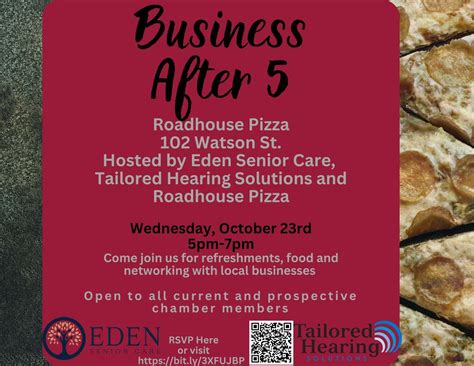 Business After 5 Hosted by Eden Senior Care, Tailored Hearing Solutions ...